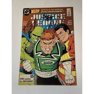 JUSTICE LEAGUE #5 Signed KEVIN MAGUIRE J.M. Dematteis Keith Giffen DC Comics